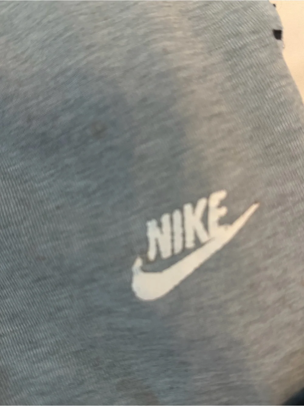 Nike Tech Fleece Joggers Men’s XL Black Gray Colorblock Sweatpants Athletic